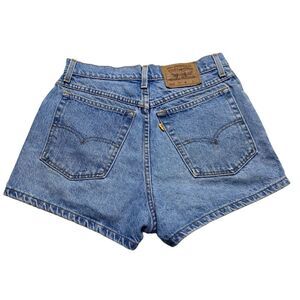 Vintage Levi’s Orange Tab 912 Slim Fit Denim Shorts Blue Sz 11 FLAW